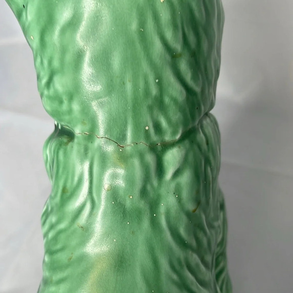 VINTAGE Sylvac Green Terrier Sitting Dog Figurine Made in England * Damaged  * - Picture 14 of 16